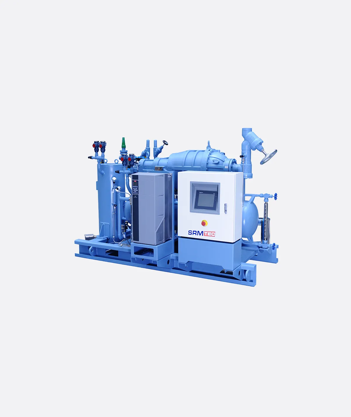 SRS Semi-hermetic Single-stage Inverter Screw Compressor Unit