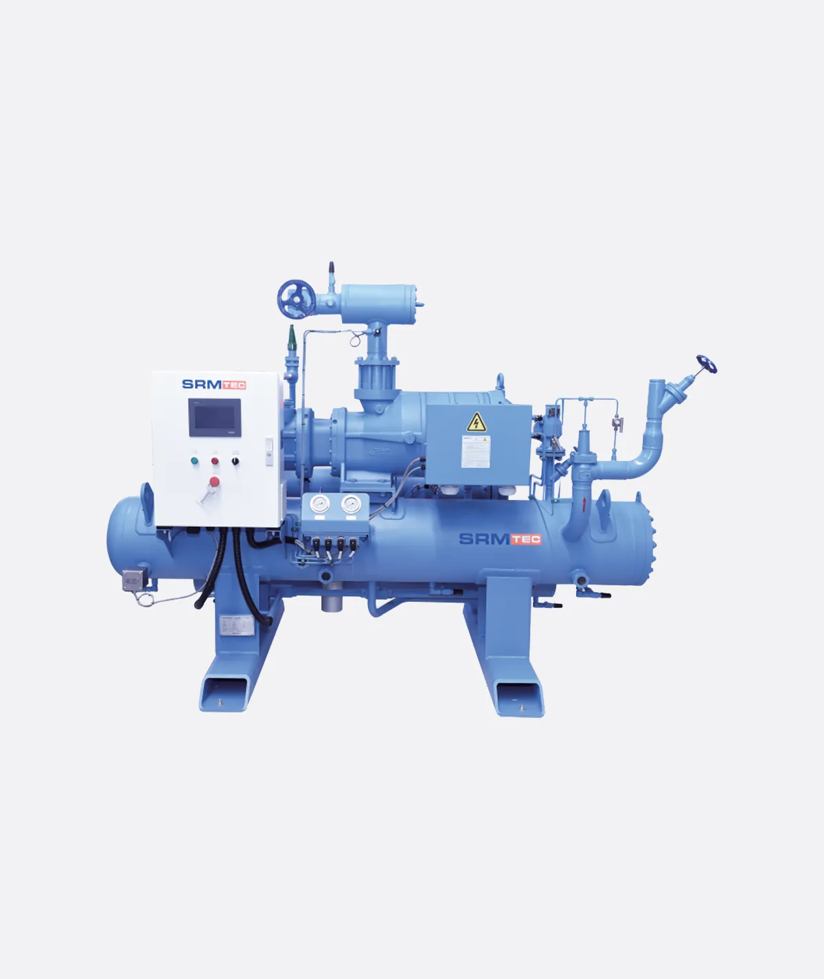 SRS Series Semi-hermetic Two-stage Variable Frequency Screw Compound Compressor Unit