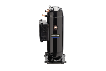 Copeland's ZTI CO₂ Transcritical Scroll Compressor; Copeland won AHR Expo Innovation award in refrigeration category.