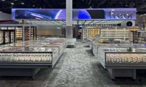 An image of Freor's display at EuroShop 2026, with its newly launched ENERGY line.