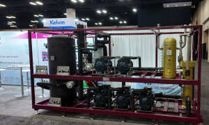 A Vitalis CO2 rack at IIAR 2026